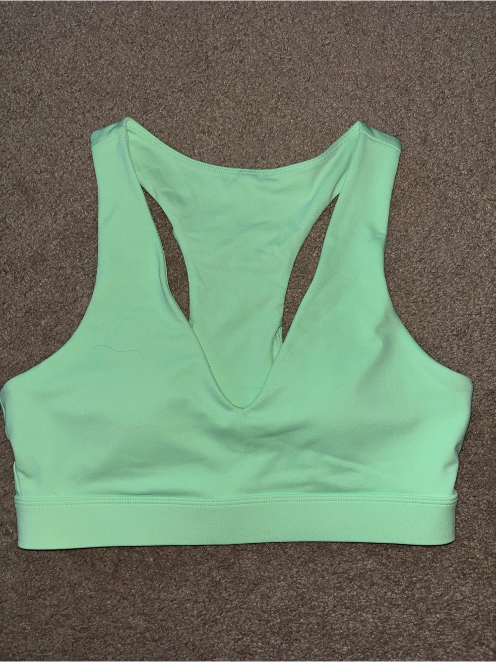 Light Green Racerback Sports Bra